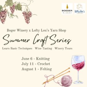Summer Craft Series- Learn to Crochet- Sip & Stitch
